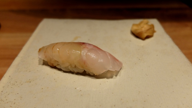 Sushi de daurade.